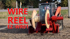 EZ Spot UR Attachment Wire Reel | Model EZ-WR01 | Spool Width 24–50" | 20–30 GPM | 3–5 Ton | For Skid Steer, Compact Track Loaders, Wheel Loaders, Excavators, Mini Excavators, Telehandlers & Backhoes