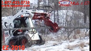 Ez Spot Ur Attachment 5 Finger Rock & Tree Hand | Model EZ-2010 | 42" Opening | 20–30 GPM | 3–5 Ton | For Skid Steer, Compact Track Loaders, Wheel Loaders, Excavators, Mini Excavators, Telehandlers & Backhoes