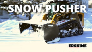 Erskine Snow Pusher | Width 96” & 120” | 8–30+ GPM | 18–40 HP | For Skid Steer & Tractor