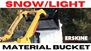 Erskine Snow/Light Material Bucket | Width 72” To 96” | 8–30+ GPM | For Skid Steer