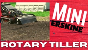 Erskine Mini Rotary Tiller | Width 50.5" | 7–16 GPM | For Mini Skid Steers & Compact Loaders