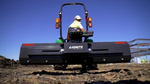 Ignite Attachments 3-Point Angle Blade | Moldboard Width 84" | Overall Length 40" | Horsepower 25-55 HP | For Tractors