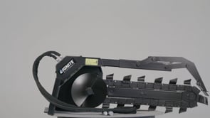 Ignite Attachments Mini Trencher | Depth 36" x Width 4" | Hydraulic Flow 8–15 GPM | Mini Skid Steers