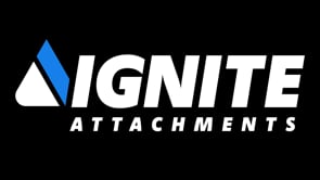 Ignite Attachments Universal Quick Attach Snow Pusher | Working Width 69” | Hydraulic Flow 30-60 GPM | For Skid Steers