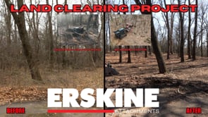 Erskine BCX Open Front Brush Cutter | Model 74” & 80” | 10” Cutting Capacity | 15–41 GPM | For Skid Steer