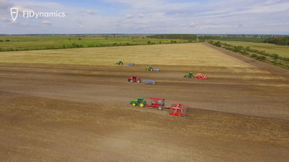 FJDynamics Auto Steer System | Model AT2 Max | Steering Wheel 15.0" | 20 To 500+ HP | For Tractors & Agricultural Machinery