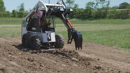 Titan Attachment Fronthoe Excavator | Bucket Size 8" to 24" | Hydraulic Flow 11-20 GPM | For Skid Steer