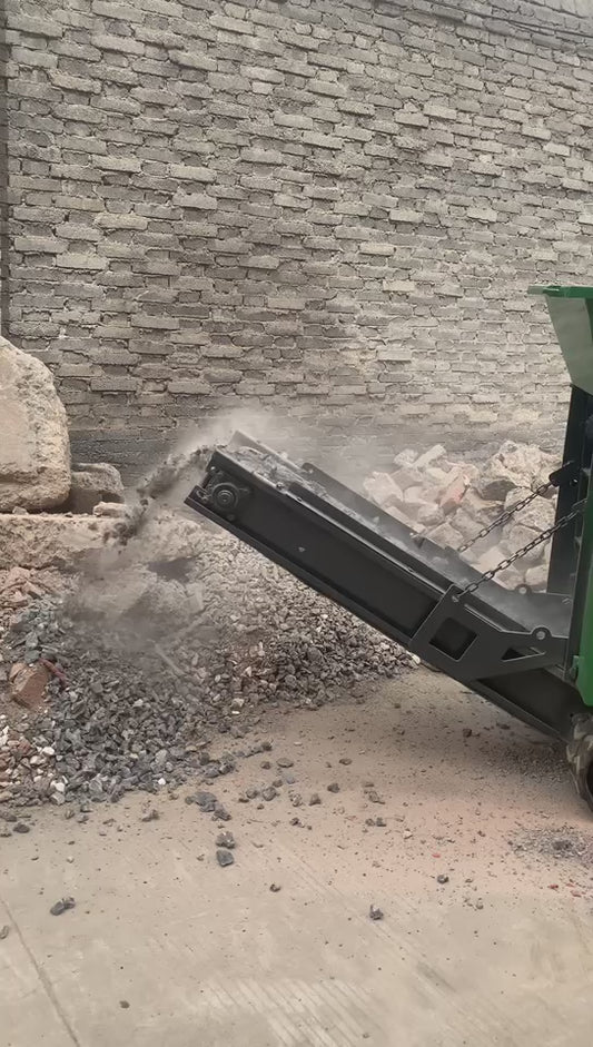 Upsen U-JC425 Mini Mobile Concrete Jaw Crusher | Compact 10 TPH Capacity With Remote Control | Ideal For Construction Waste Recycling