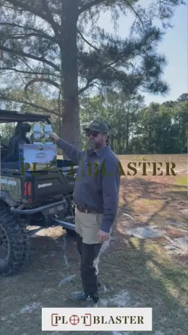 Plot Blaster Accessories Kit | Side Swiper Boom, Remote Control, Flow Valve, Drift Agent & Quick Connect | Fits Plot Blaster Boomless Sprayer | Volt 12V | For ATVs, UTVs, Golf Carts, Trucks