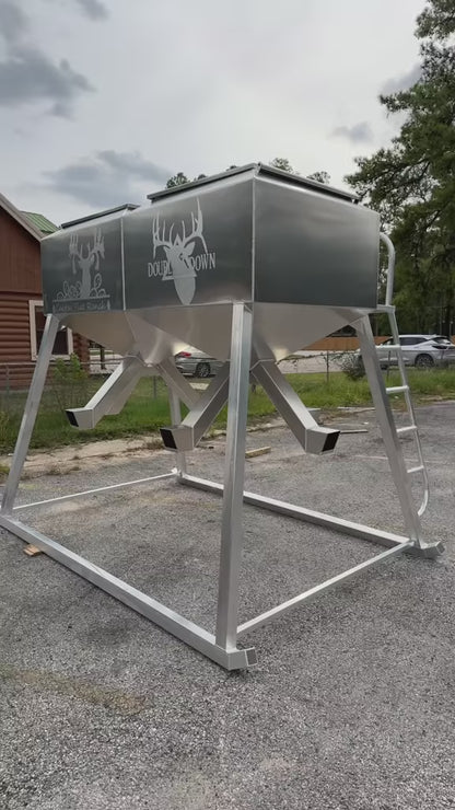 Aluminum Outfitters Protein Feeder | Model 1000 lb & 2000 lb | Width 48" & 60" | 10-50 HP | For ATVs, UTVs & Tractors