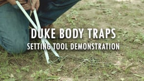 Duke Wildlife Body Trap | High‑Carbon Steel | Four‑Way Trigger, Multiple Sizes