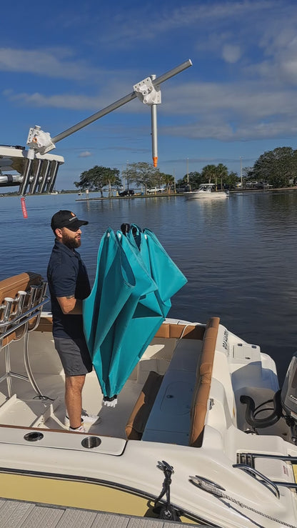 Killer Dock Rocket Shade Umbrella | Width 48" | Lightweight Durable Outdoor Shade | For Boats, Docks & Fish Cleaning Stations