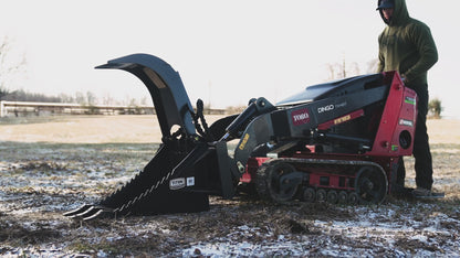 Titan Attachments Stump Bucket Grapple | Overall Width 31" Inches | Hydraulic Flow 11-20 GPM | For Mini Skid Steer