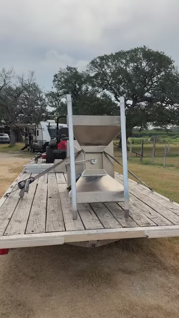 Aluminum Outfitters Protein Feeder | Model 1000 lb & 2000 lb | Width 48" & 60" | 10-50 HP | For ATVs, UTVs & Tractors