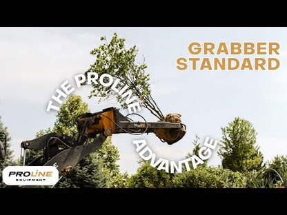 ProLine Tree Planting Equipment | Model Grabber XL | Width 54" | Rootball Capacity 32"-54" | Reach 8' | Hydraulic Flow Range 15–25 GPM | For Skid Steers