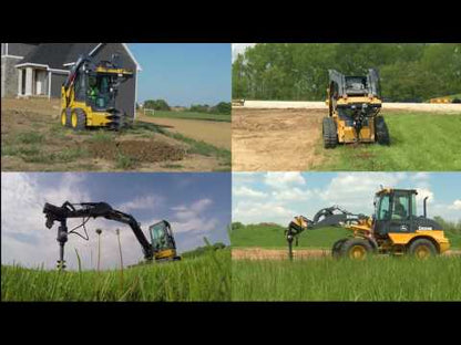 Titan Attachments Hd Skid Steer Auger Contractor Kit W/ Frame, Planetary Drive, Bit, & Extension