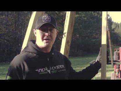 SAD DADDY 4x8 GUN/CROSSBOW BLIND | WITH ELEVATION KIT & STEEL SKID FRAME | HUNTING BLIND BOX