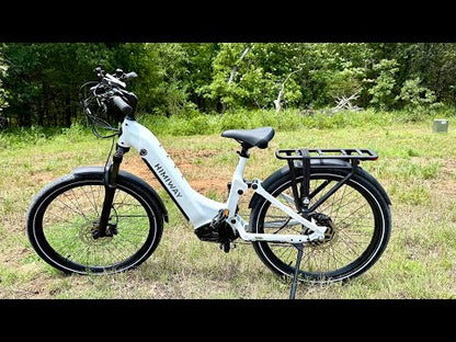 Himiway | Electric Bike | Model A7 Commuter | 27.5 x 2.4” Tires | 750W Hub Motor | 65 Mile Range | 400 lb Payload | Full Suspension Comfort | For Urban Comfort & All-Terrain Exploration