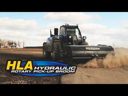 HLA Attachments 60"-96" Hydraulic Rotary Boom Less Mount With Electric Sector Valve for Skid Steer