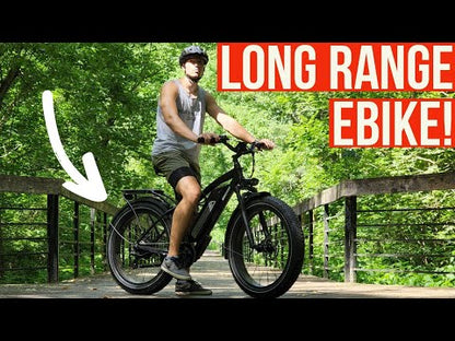 Himiway D3 (Cruiser) | Long Range Fat Tire Electric Bike | Range 35~60 Miles | Heavy-Duty Aluminium Kickstand