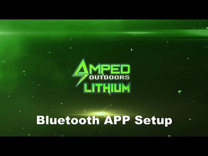 Amped Outdoors Dual Purpose Lithium Battery (Cranking) | Nominal Capacity 130Ah | Nominal Voltage 12V | Motor Horsepower Up-To 250 HP