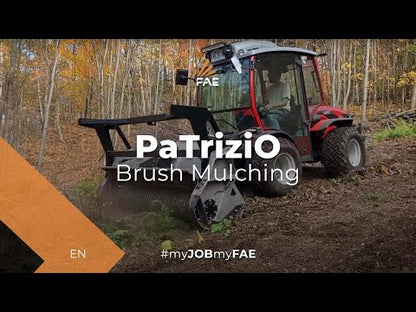 FAE | Patrizio Mulcher | Model 150 To 200 | Width 58" to 77" | Shreds Up to 6" Inches Diameter | Bite Limiter Rotor | Horsepower 50–100 HP | For Tractors