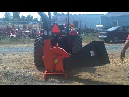 Farmer Helper FH-BX62S 7” Self Feeding Wood Chipper | 7"x12" Chpping Capacity | 30-100 HP for Tractor