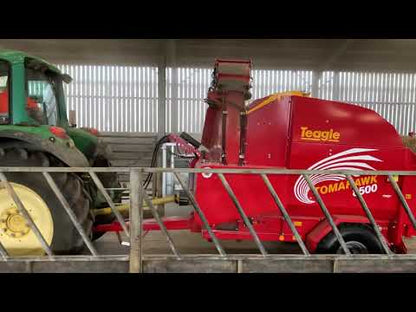 Teagle | Tomahawk Chief Straw Blower | Model 8500SC | 6' Diameter x 5' Width | Blows Straw Up To 80' | Horsepower 80+ HP | For Tractors