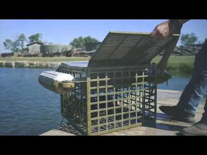 ASF Aluminum Turtle Trap | Capacity 2 Gravity Catch Ramps | Width 24" inches