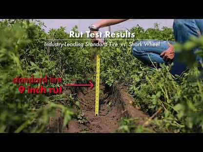 Shark Wheels Airless Irrigation Solution | High Traction SWIFT | 30-Paddle | For Standard Center Pivot Irrigation Systems