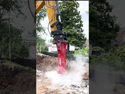 Connect Work Tools Hydraulic Breakers | Model CH Series (CH120 To CH205) | Diameter 3.35" To 7.87" | 8 To 50+ Tons | For Excavator