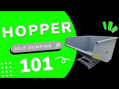 Express Steel 2 Yard Wright Quick Attach Self-Dumping Hopper | SKU 20055QA | Width 64" | Hydraulic Flow 15–20 GPM | For Skid Steers & Forklifts