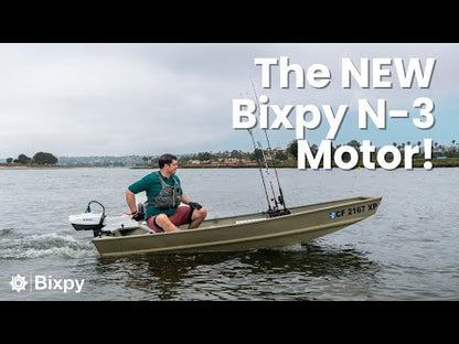 Bixpy PWC Motors N‑3 Handle Assembly | SKU: SP‑HND‑3001 | Tilt & Rotation Base | Direct‑Mount Attachment | 3 HP Electric Outboard Motor | For Steering & Tilt Control on Small Watercraft