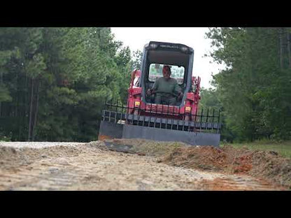 Solesbee’s | Reversible Stick Rake Blade | Width 6 To 8 Feet | Hydraulic Flow 18 To 20 GPM | For Skid Steers