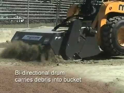 Paladin Rock Hound | 66" & 76" Working Width | Rock Collection 3/4" to 20" | 10-25 GPM | For Skid Steer
