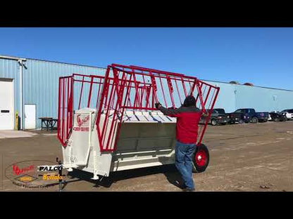 Global Equipment Apache Palco Cattleboss Creep Feeder | Length 8' - 21' | Capacity 1,500 - 19,500 lbs | Stationary & Portable | For Daily Feeding Pressure