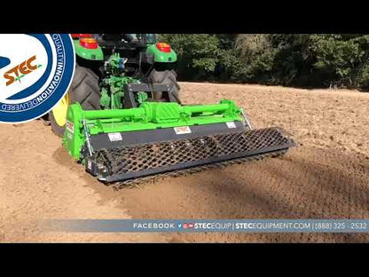 STEC Stone Burier with Mesh Roller | Model MZ15CXL26 102" | for Tractor