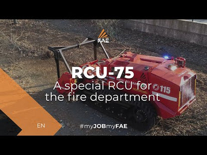 FAE Remote Controlled Tracked Carrier | Model RCU75 | 74 HP | SAE Attachments | For Forestry & Land Clearing