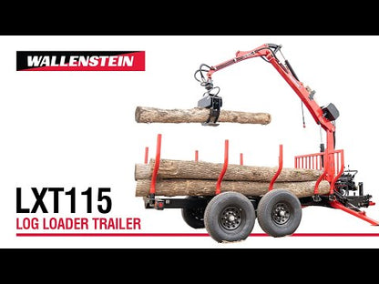 Wallenstein | Log Loader | Models LXT-95 & LXT-115 | Bed Length 96" To 132" | Horsepower 6.5 To 10 HP | For Tractors