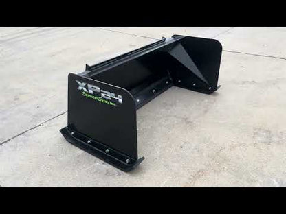 Express Steel | Snow Pusher | Model 5′ XP24 | SKU ES92405 | Width 60" | Hydraulic Flow 20 To 35 GPM | Horsepower 20+ HP | For Mini Skid Steers, Tractors & Loaders