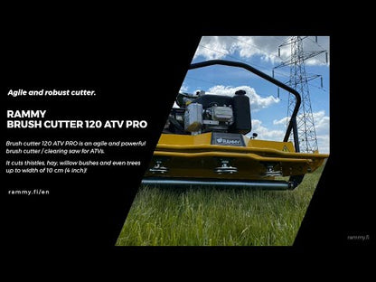 Rammy 48" ATV Brush Cutter 120 With Hardened Flail Style Grass Blades | For ATV