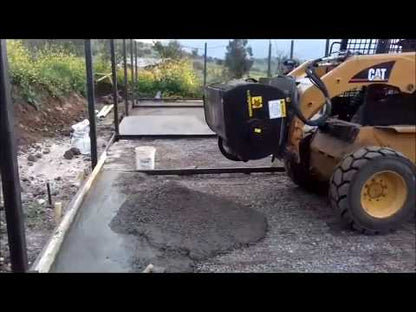 EI Attachments Cement Mixing Bucket 1.44 Yards for Excavator