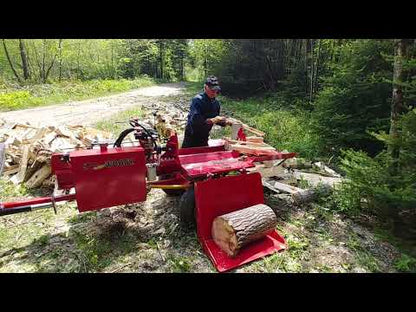 Woody Equipment 4-Way Wedge Standalone Log Splitter | Standard Series | Split Horizontally | 9 HP Honda Power