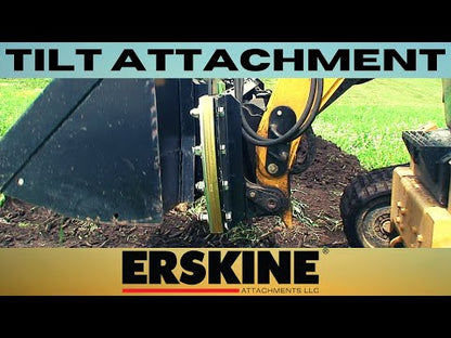 Erskine Tilt Attachment | Width 57.2" | With Hydraulic Control Valve Kit | For Skid Steer