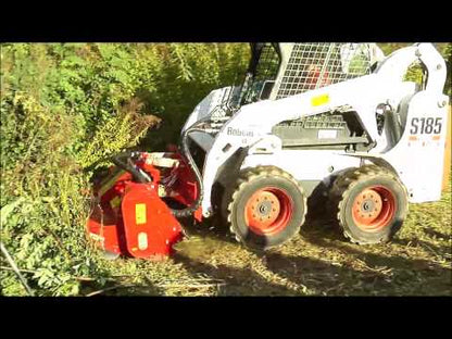 Seppi | Forestry Mulcher + Flail Mower | Knives + Carbides RC Remote Control Carrier | MAX50 + SMWA 155 | 66" Overall Width | Hydraulic Flow 26 To 28 GPM | For Skid Steers