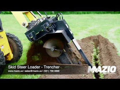 Mazio Trenchers | Oil Pressure 1900 to 4200 psi | Oil Flow 10 to 40 gpm | For Skid Steers