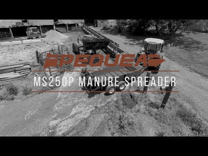 Pequea Large Manure Spreaders | Model MS-125P | Width 76" inches | T-Rod Apron Chain | For Tractors