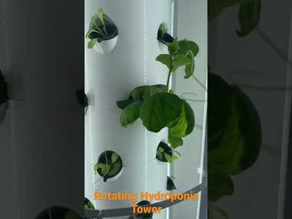 Lyine 6P10-4/6P15-4 Rotating Hydroponic Tower with LED Light System | 10 & 15 Layers | 100L