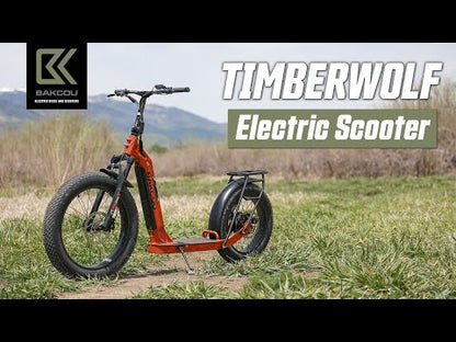 Bakcou Timberwolf AWD Electric Scooter | Bafang Motor 750W Hub | Top Speed 20+ Mph