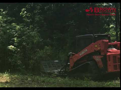 Brown Brush Cutter Standard Flow | Model Brown 815-2 | Cutting Width 60” | 20GPM-27GPM | For Skid Steer